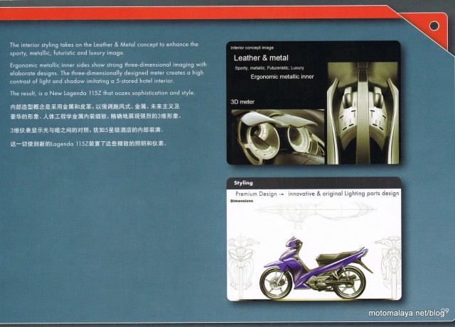 Leather Metal Design for Yamaha Lagenda 115Z