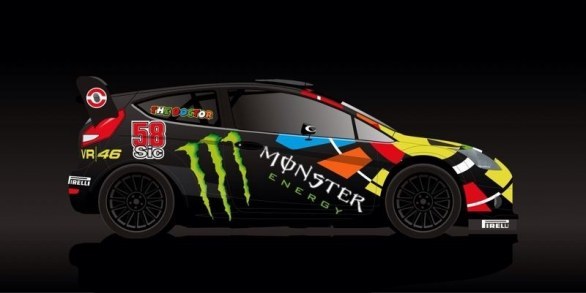 Valentino Rossi Ford Fiesta WRC Monza Rally Car Livery
