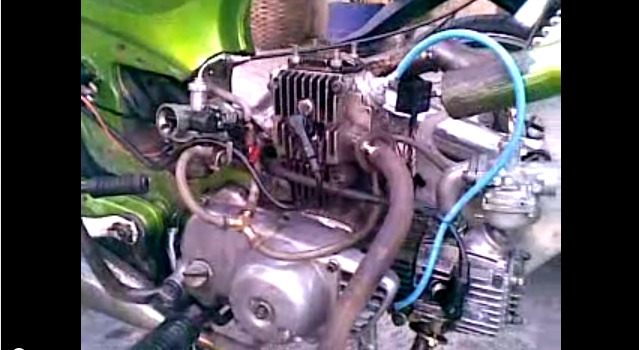 Hondac70twin Engine