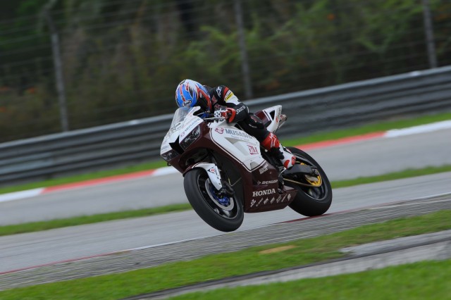 Zamri Baba was second quickest in the SuperSports 600cc pre-season test at Sepang