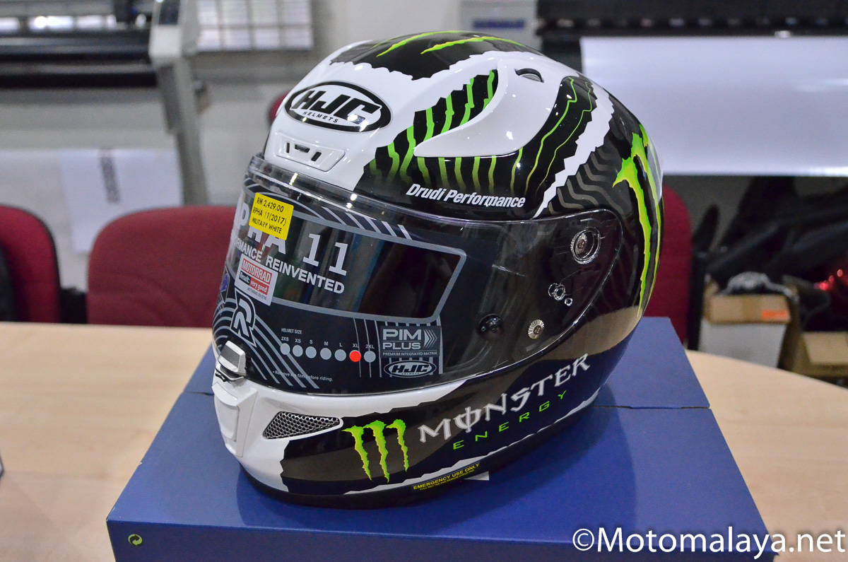 2017 HJC RPHA 11 Monster Energy series helmet Moto Malaya 