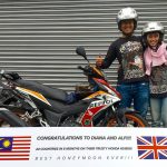 2017 Honda Rs150r Honeymoon Ride Mohd Alfishahrin And Diana Latief 18