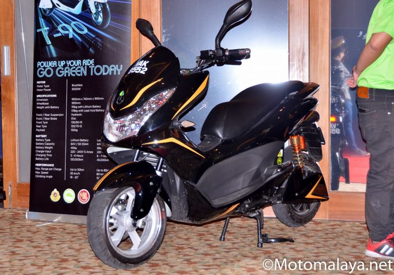 2017 Treeletrick T 90 Electric Scooter Moto Malaya 10 768x536