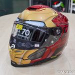 2017 Hjc Rpha 70 Iron Man Homecoming Sport Touring Helmet 3
