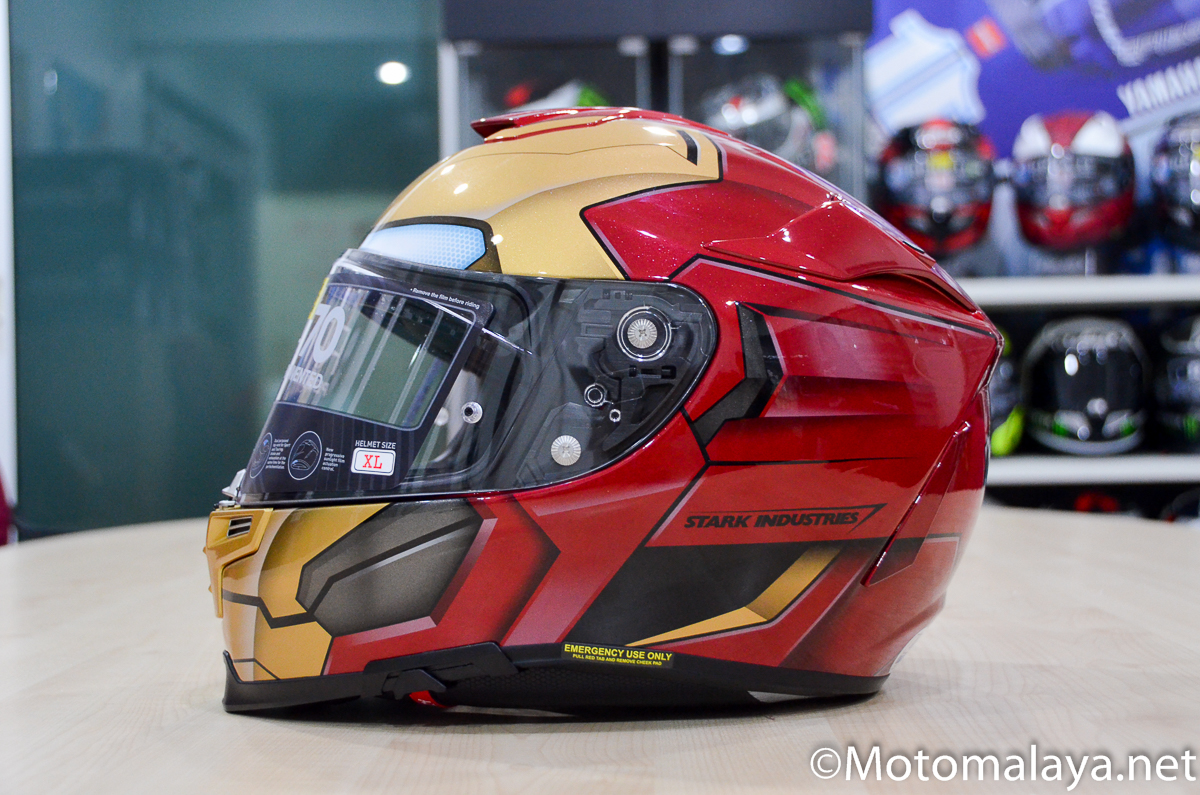 2017 Hjc Rpha 70 Iron Man Homecoming Sport Touring Helmet 5