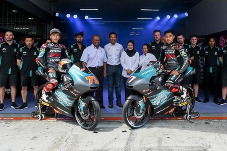 2018 Moto3 Petronas Sprinta Racing Adam Norrodin Ayumu Sasaki 13 768x511
