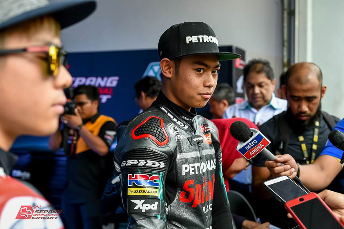 2018 Moto3 Petronas Sprinta Racing Adam Norrodin Ayumu Sasaki 8