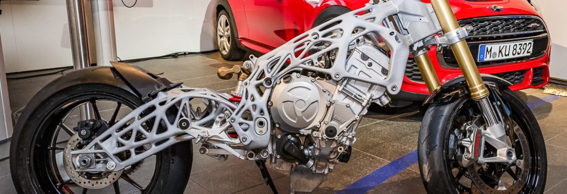 Bmw Motorrad Unveils Bmw S 1000 Rr 3d Printed Chassis 1