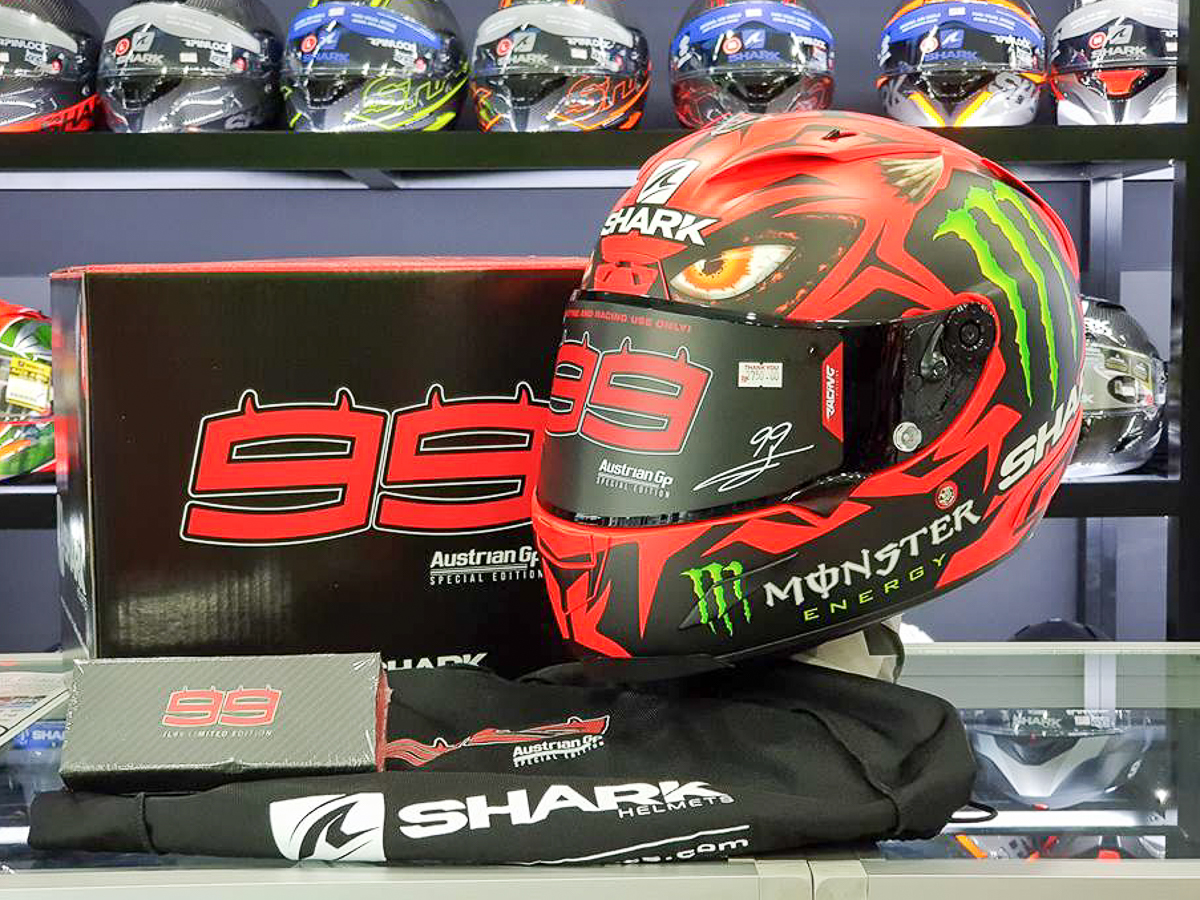 Shark Race R Pro Jorge Lorenzo Austrian Motogp Mat Diablo Helmet 4