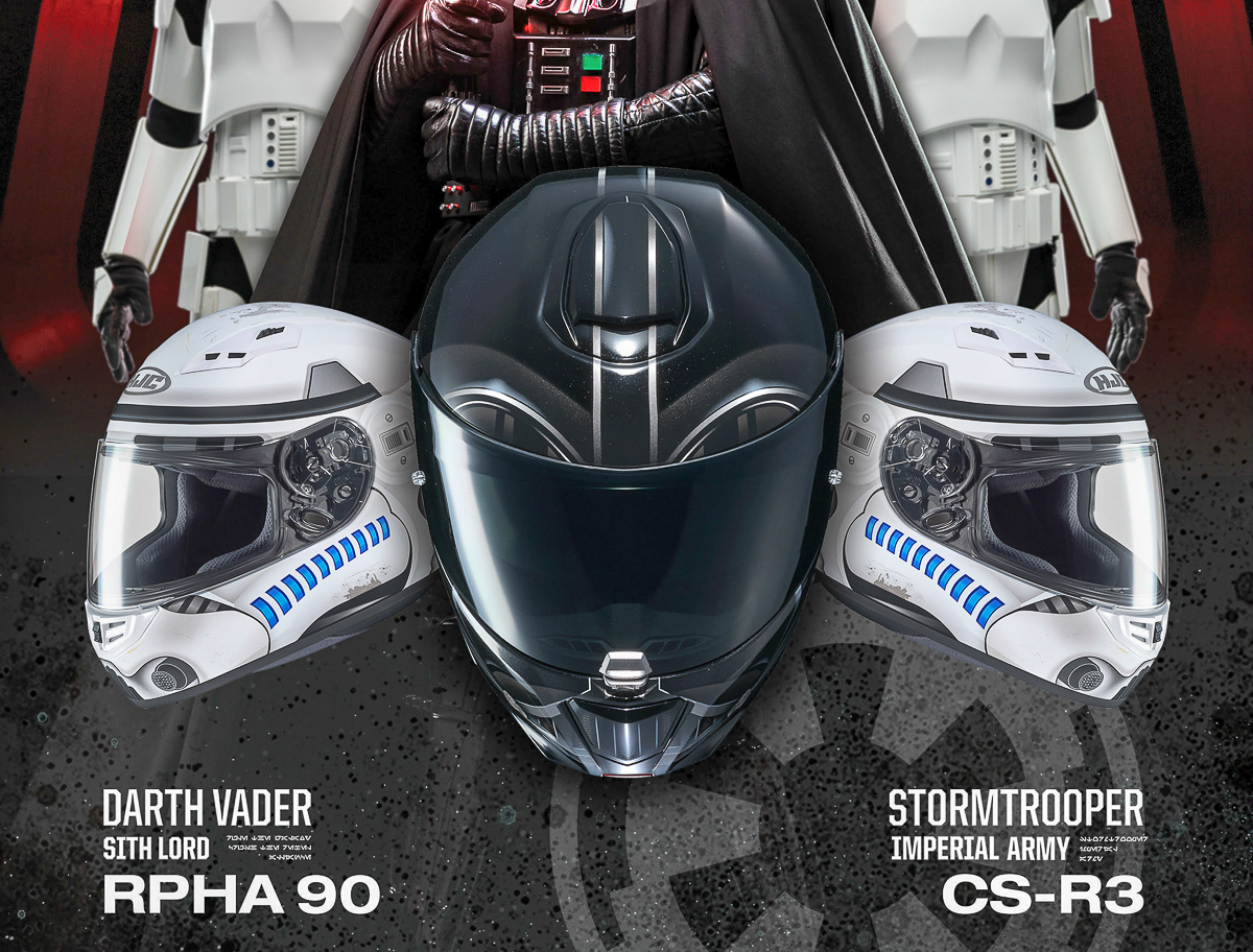 2018 Hjc Rpha 90 Darth Vader Cs R3 Stormtrooper 1 4