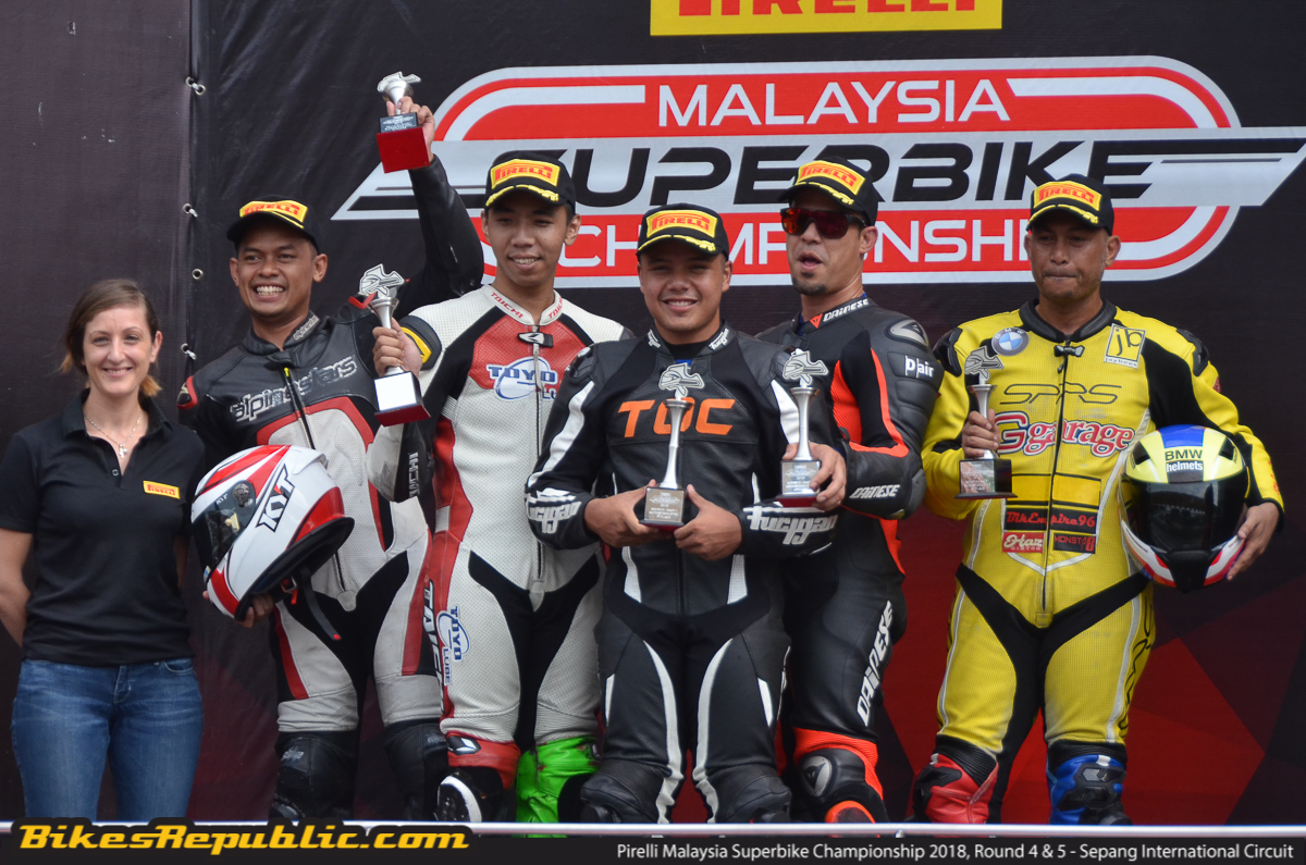 2018 Pirelli Malaysia Superbike Championship Round 4 5 Superstock 33