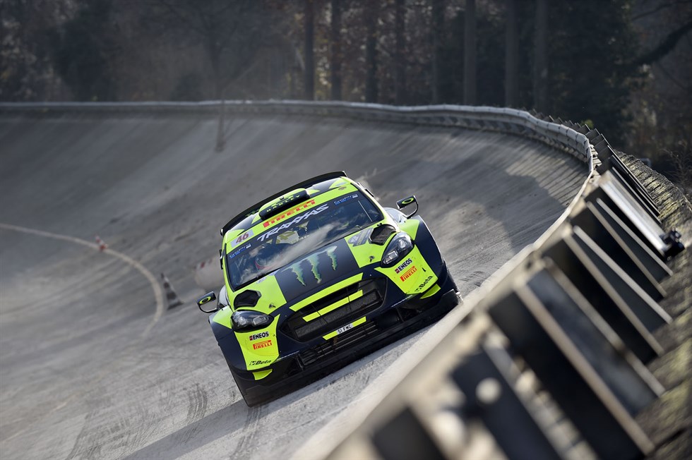 Valentino Rossi At Monza Rally 2018