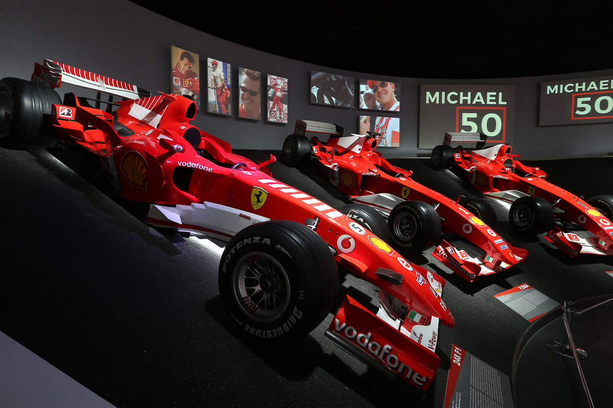 Michael 50 Exhibition Ferrari Museum Maranello 4