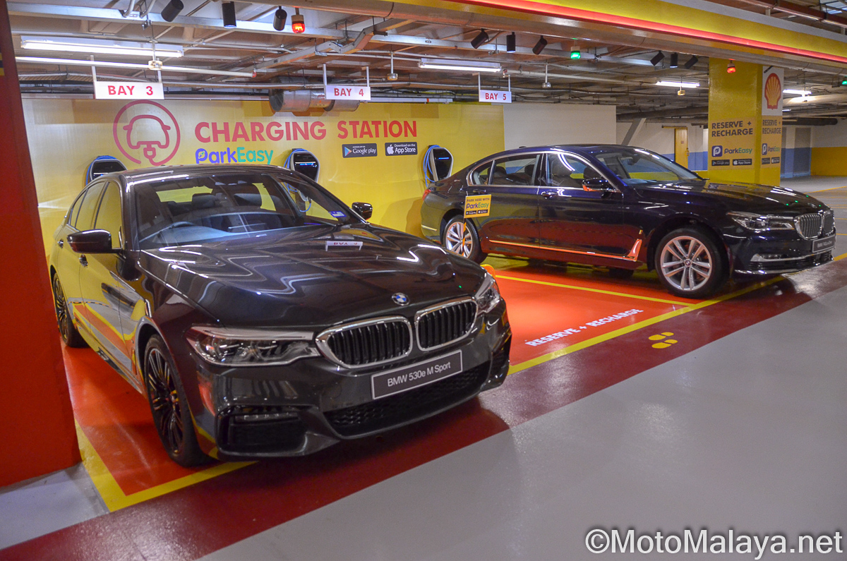 Bmw Malaysia Parkeasy Shell Sunway Recharge Bay Parking 7